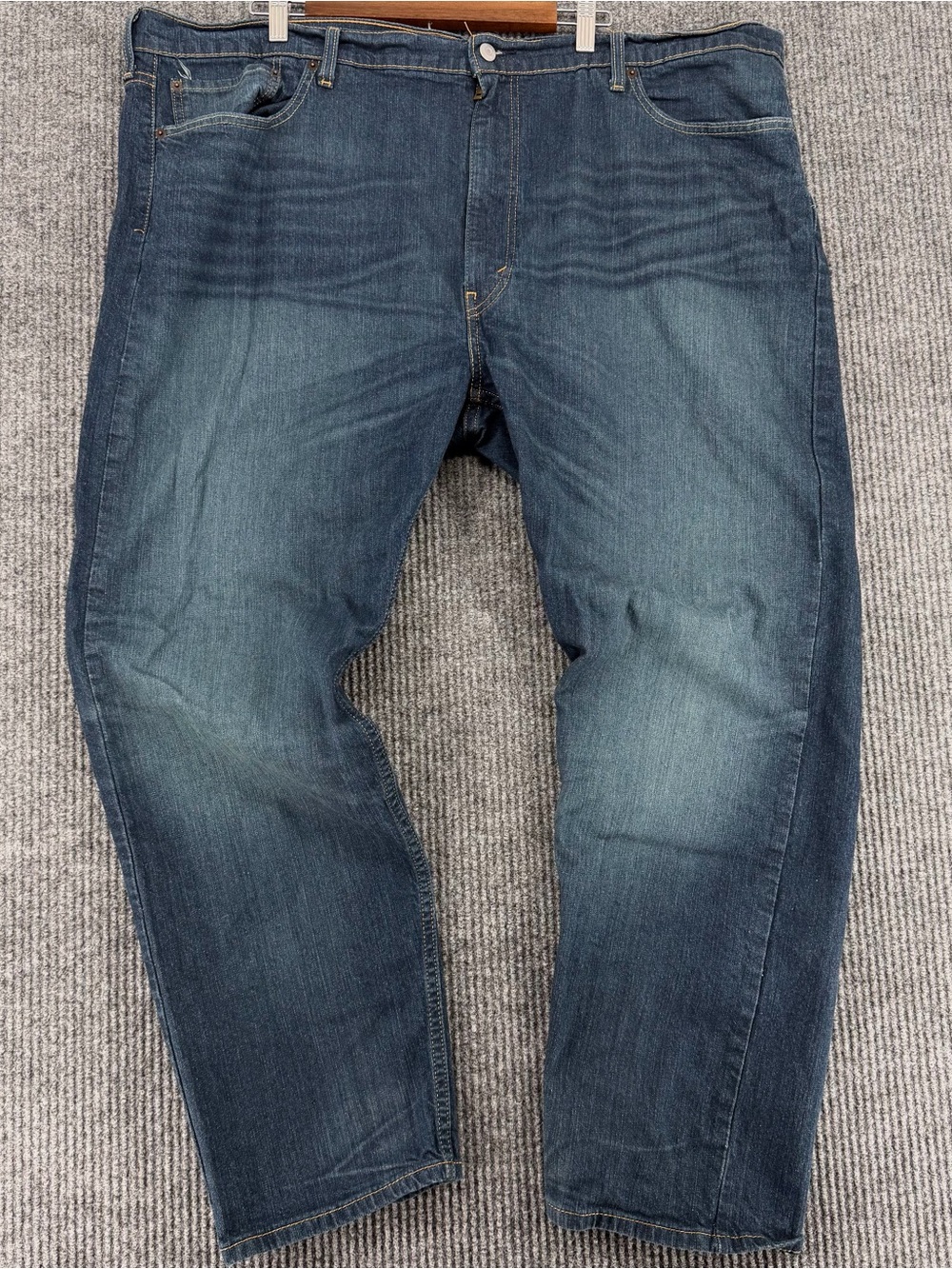 Levi's 502 Jeans Men's 48x32 Blue Denim Big Size Regular Taper